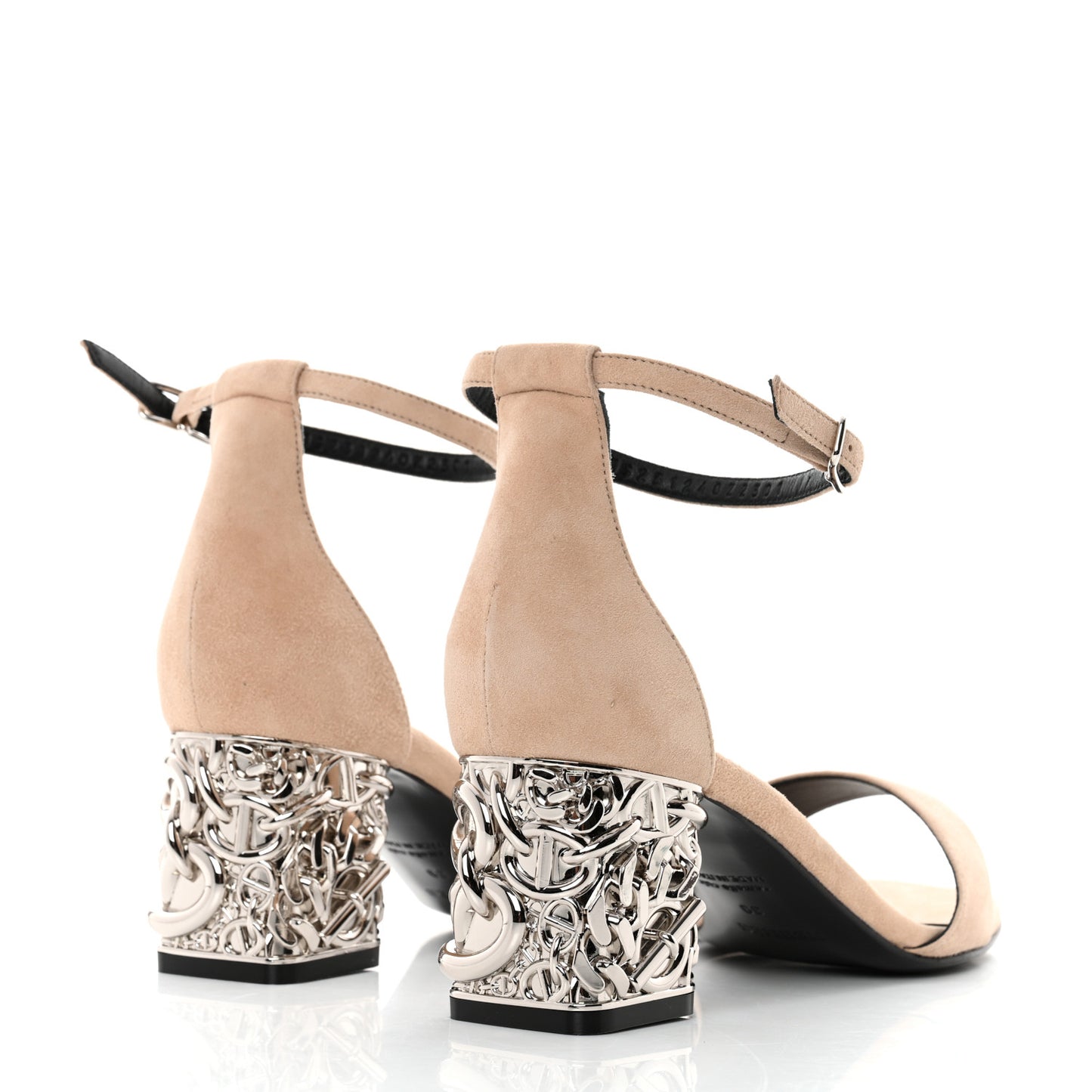 Suede Goatskin Glam 60 Sandals 39 Beige Nude