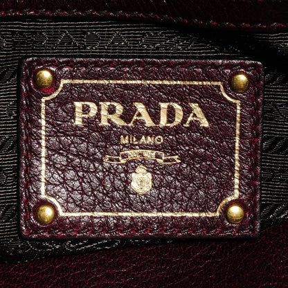 Prada Vitello Daino Hobo Amaranto 8 of 10
