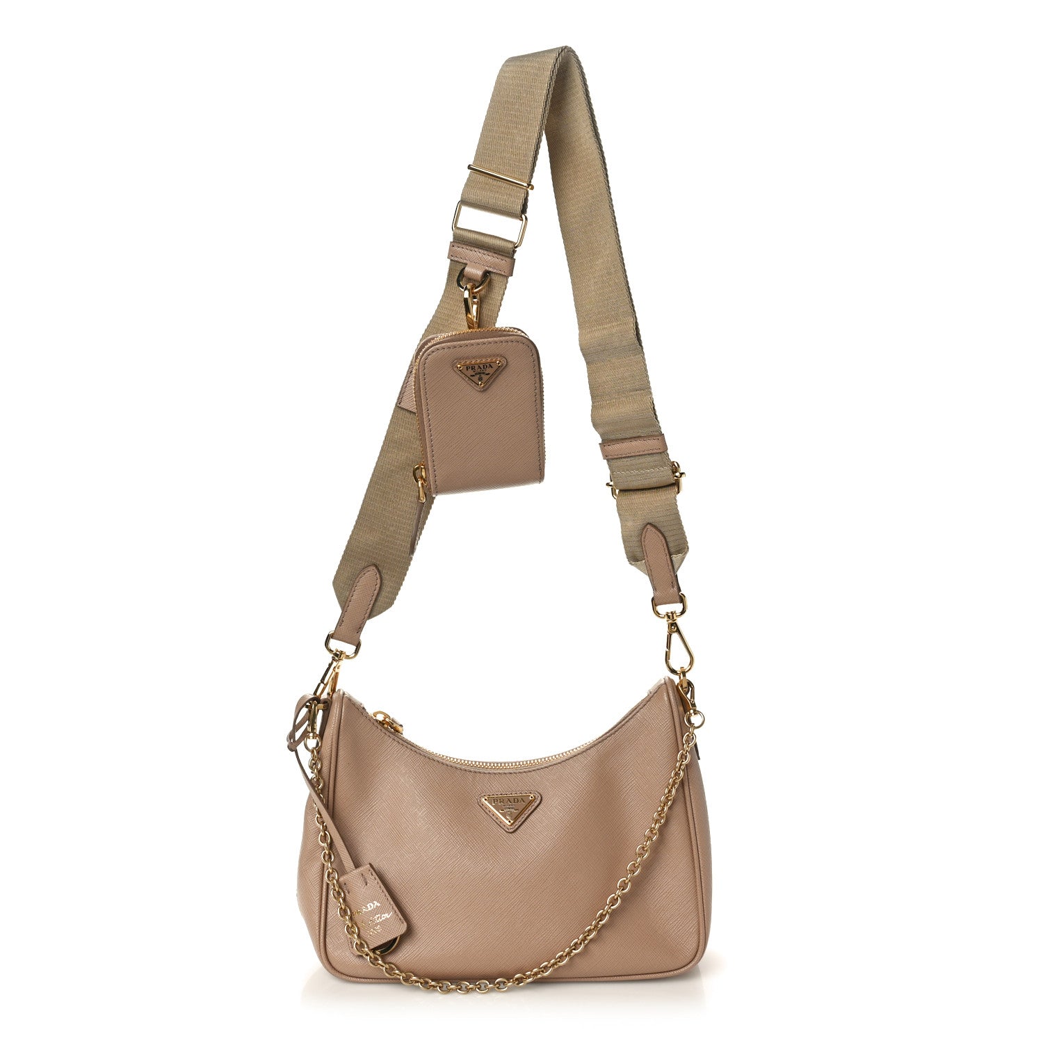 Prada Saffiano Lux Re-Edition 2005 Shoulder Bag Cammeo 1 of 9