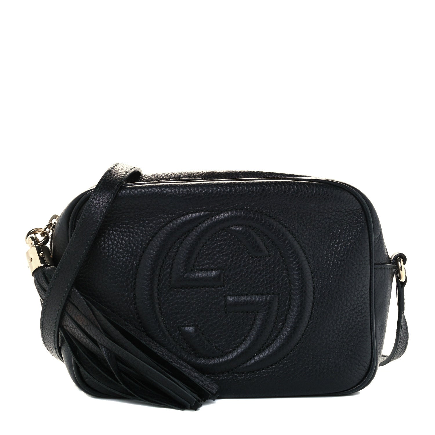 Gucci Pebbled Calfskin Small Soho Disco Bag Black 1 of 12