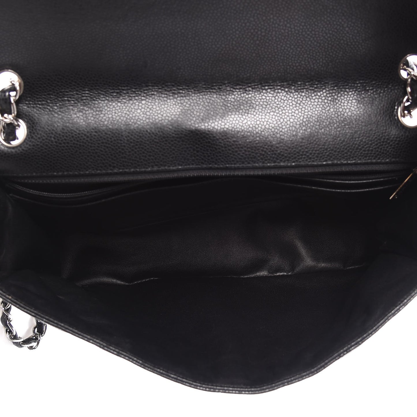 Caviar Quilted Maxi Single Flap Black