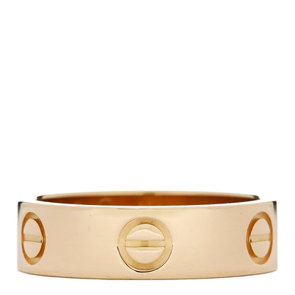 Cartier 18K Yellow Gold 5.5mm LOVE Ring 55 7.25 1 of 5
