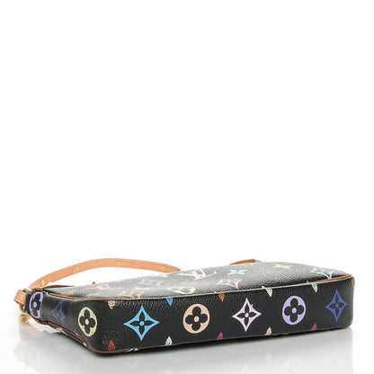 Louis Vuitton Monogram Multicolor Pochette Accessories Black 4 of 6