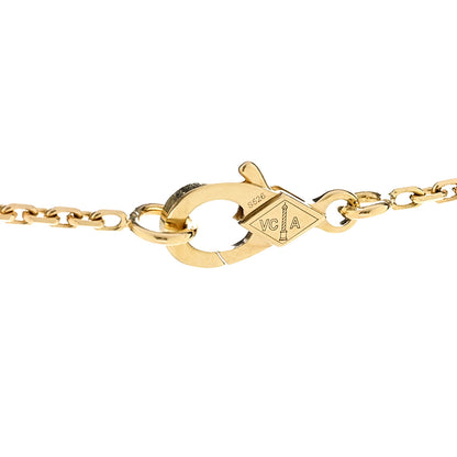 Van Cleef & Arpels 18K Yellow Gold Vintage Alhambra Pendant Necklace 5 of 8
