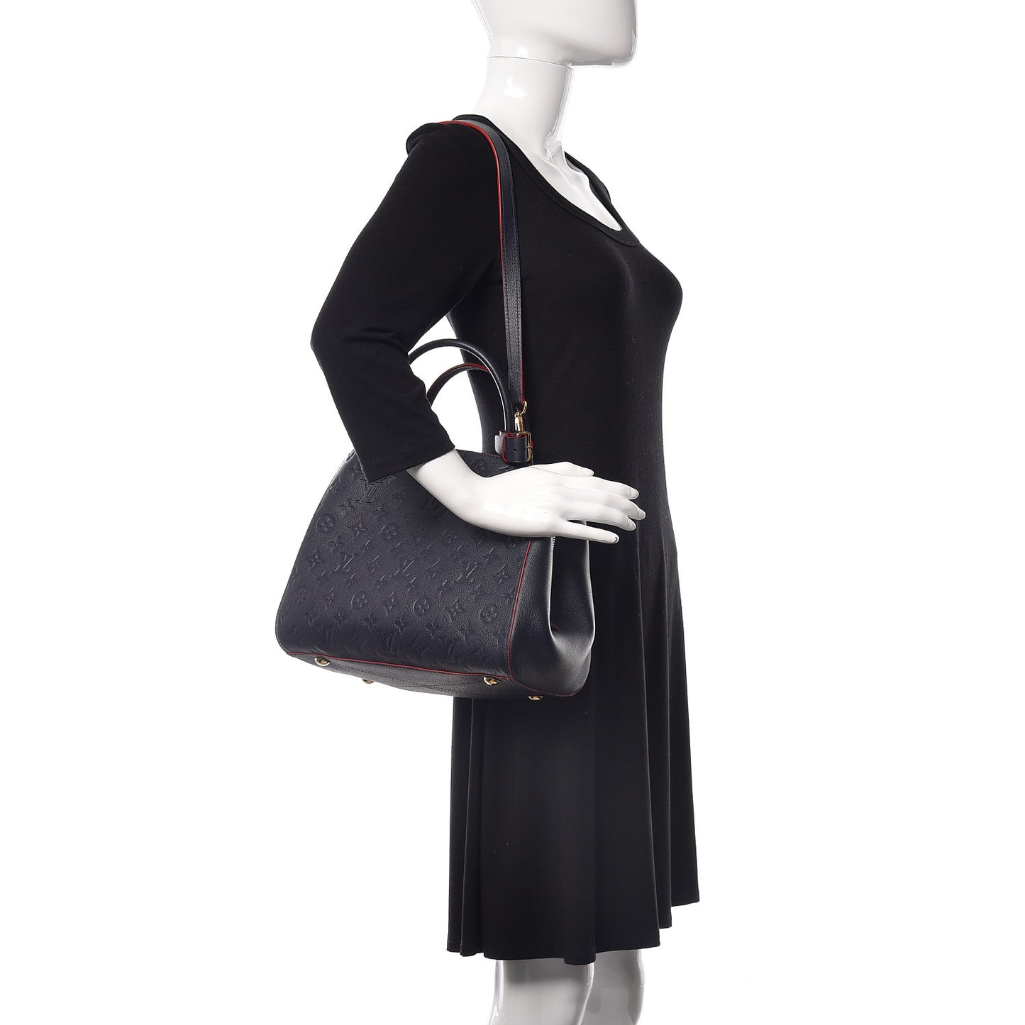 Empreinte Montaigne MM Marine Rouge