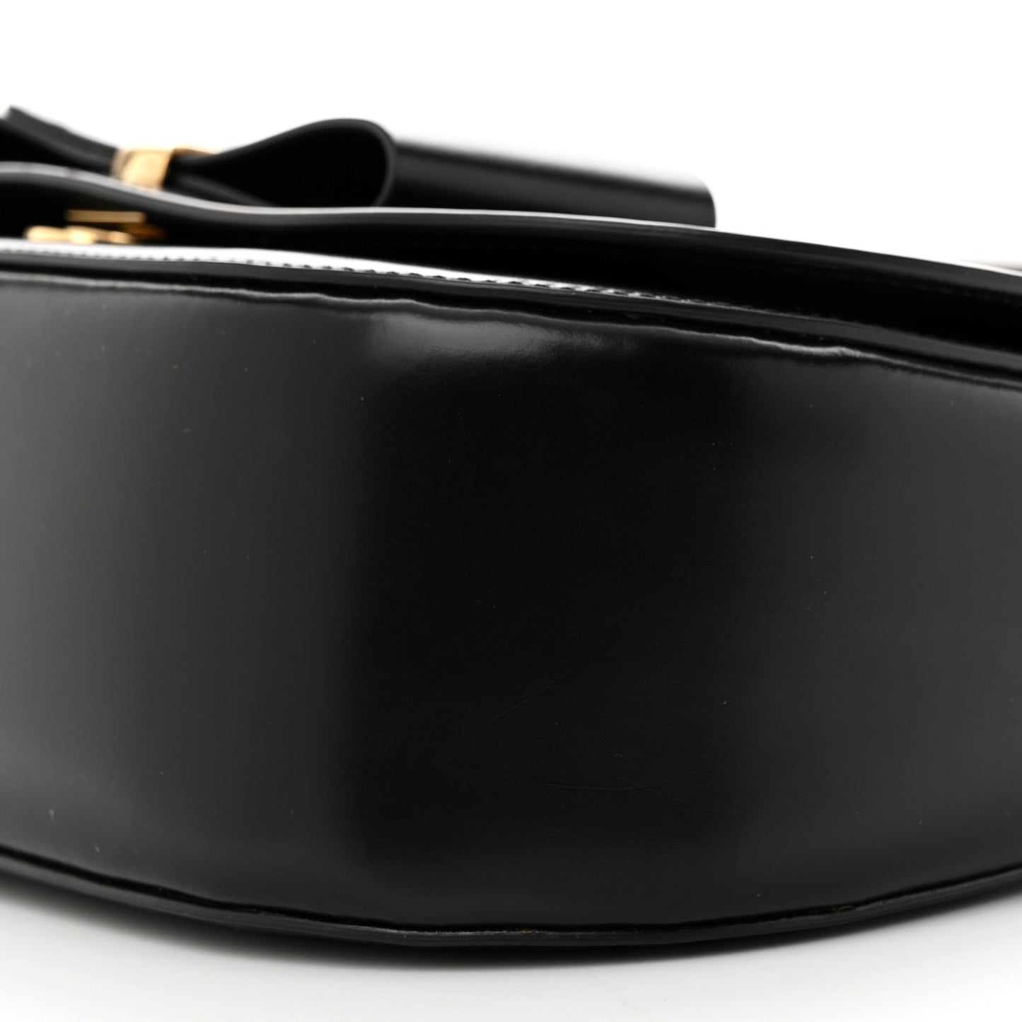 Smooth Calfskin Vara Bow Flap Crossbody Black