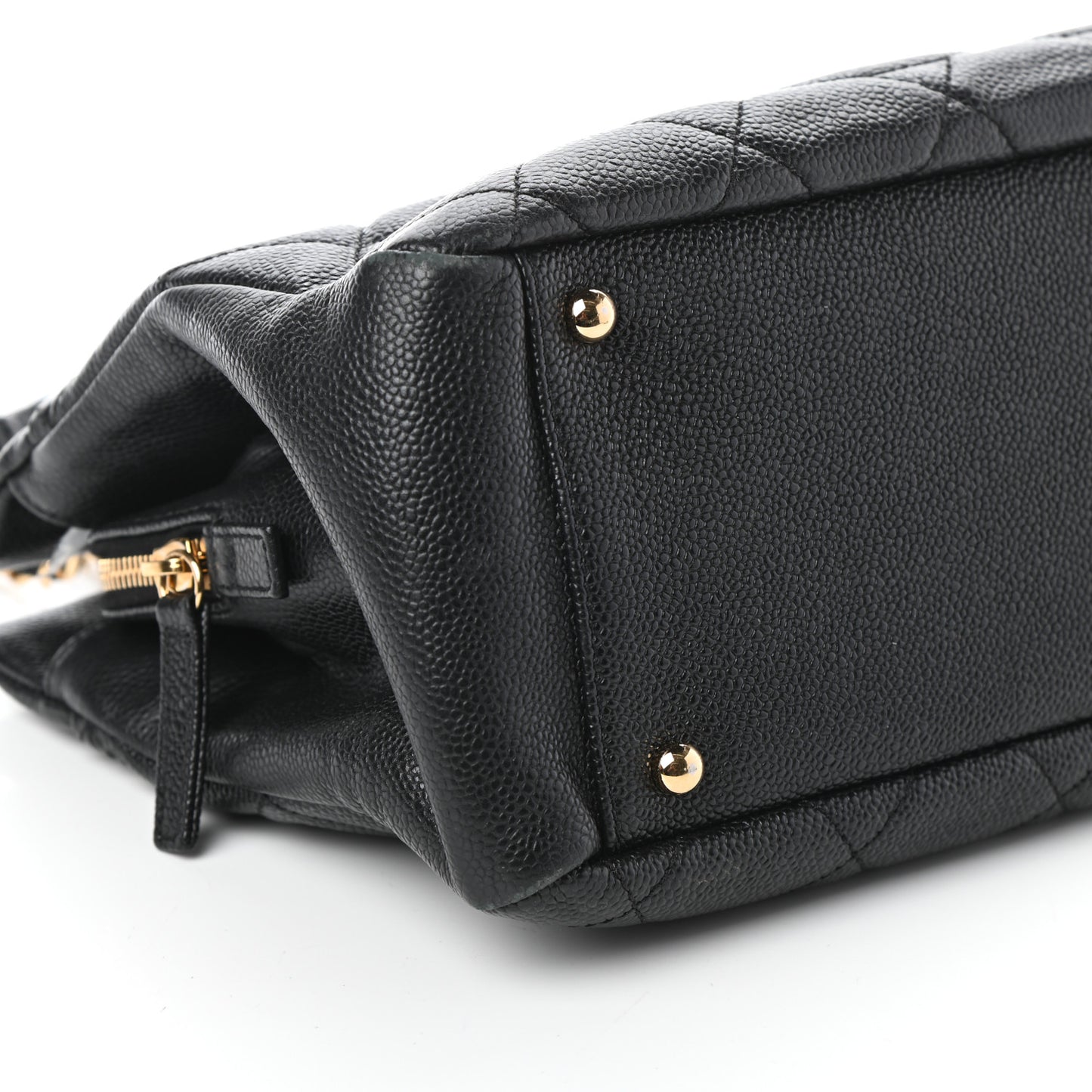 Caviar Quilted CC Timeless Tote Black