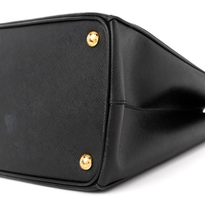 Prada Saffiano Medium Galleria Double Zip Tote Black 10 of 21