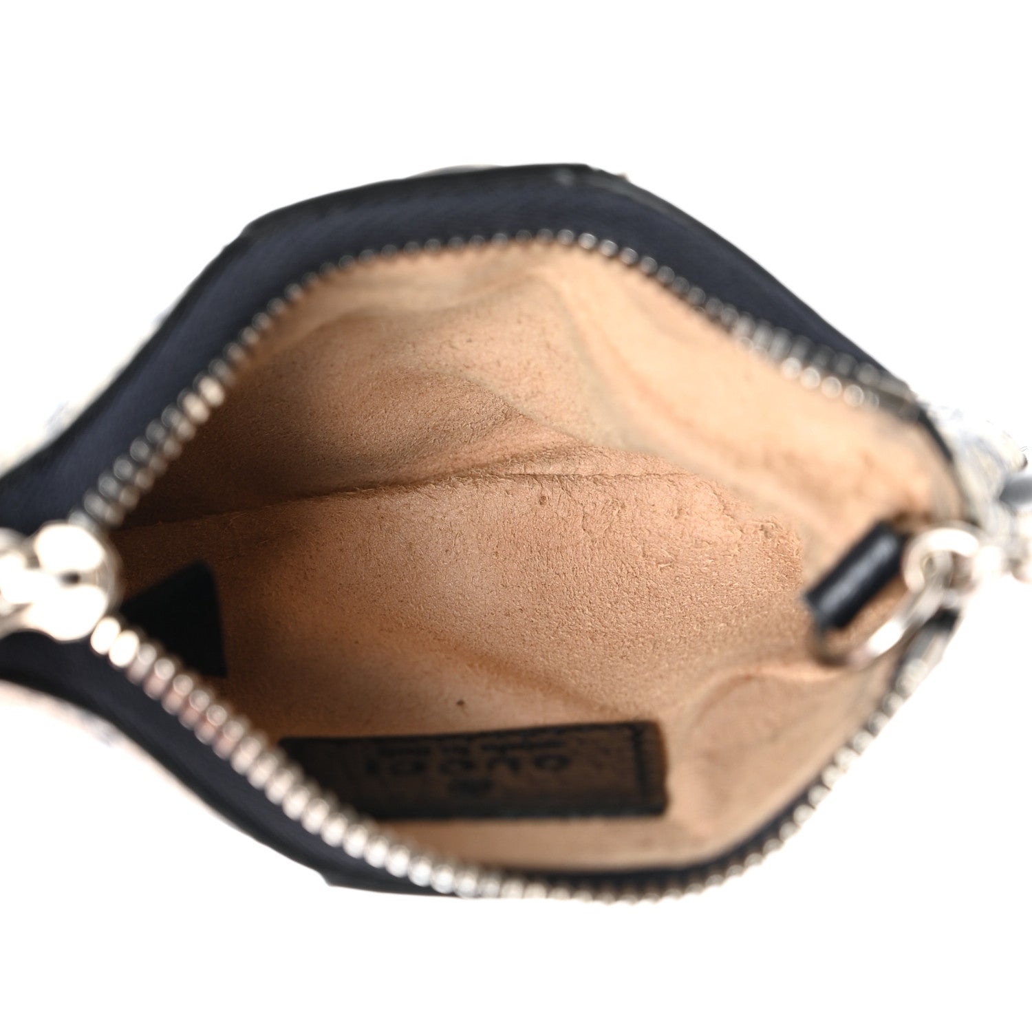 Gucci GG Supreme Monogram Web Ophidia Key Case Beige Blue 5 of 9