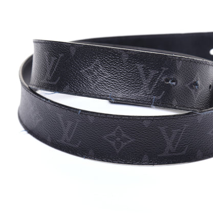 Louis Vuitton Monogram Eclipse Taigarama 40mm LV Initiales Reversible Belt 95 38 Black 10 of 11