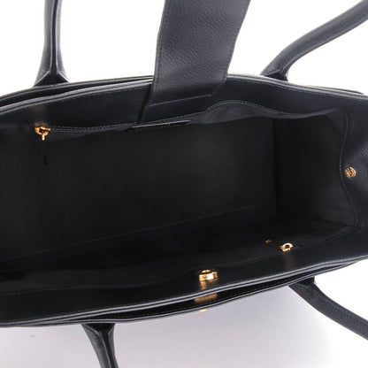Chanel Calfskin Small Cerf Shopper Tote Black 6 of 8