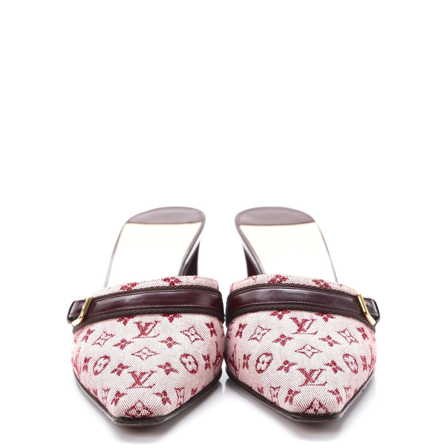 Louis Vuitton Mini Monogram Mules 36 Cherry 2 of 9