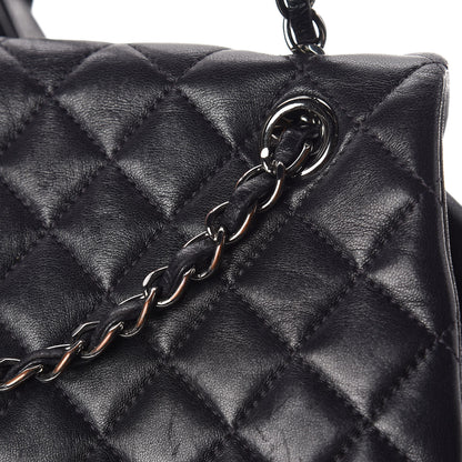 Chanel Calfskin Quilted Large Urban Spirit Backpack Navy 12 of 12