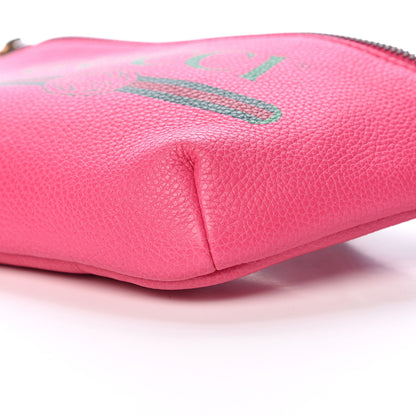 Gucci Grained Calfskin Small Logo Belt Bag Box Pink Green 9 of 9