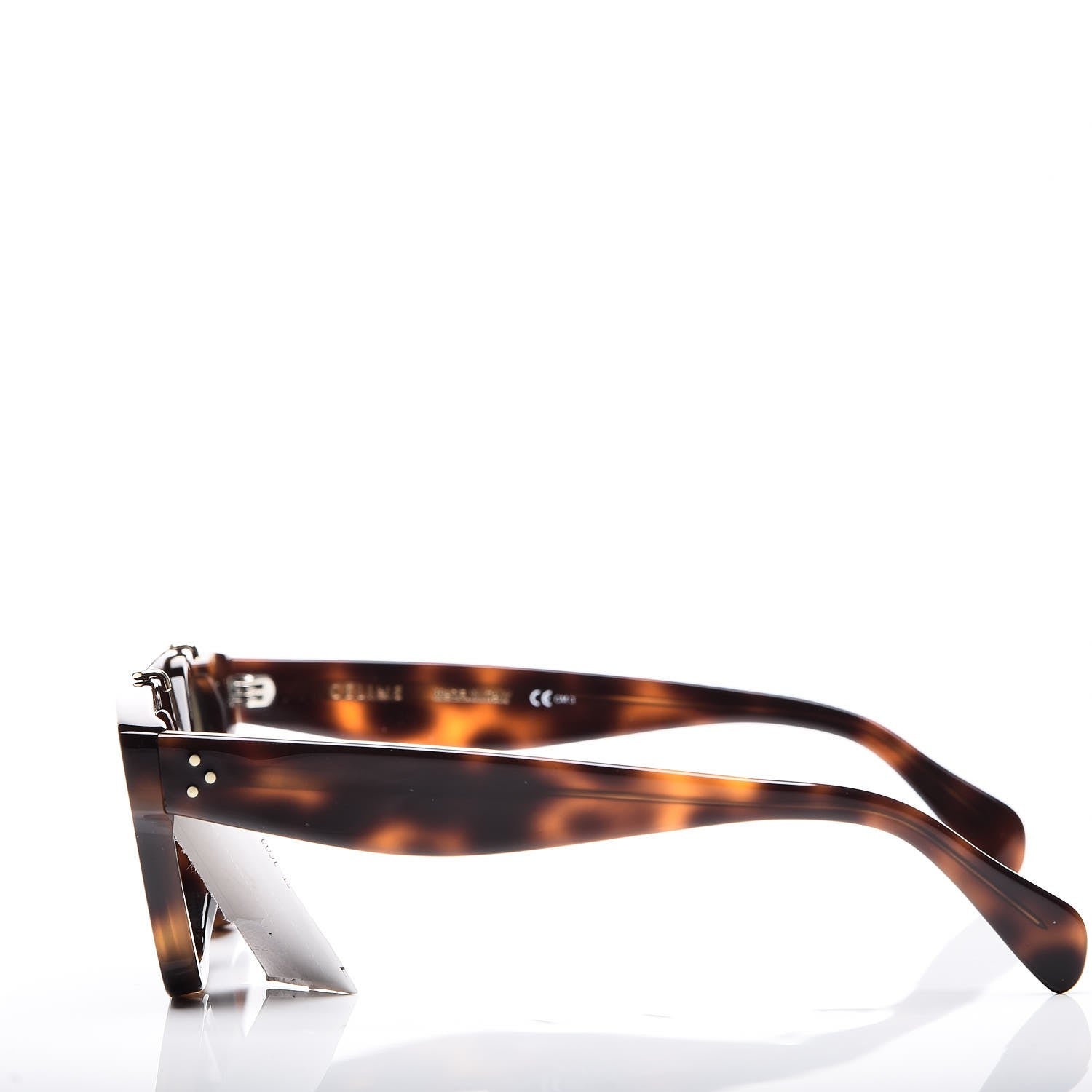 Celine Acetate Bridge Sunglasses CL41077/S Dark Havana 3 of 7