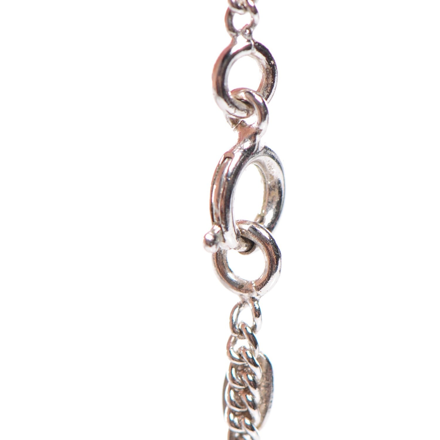 Chanel Enamel CC Necklace Black 4 of 5