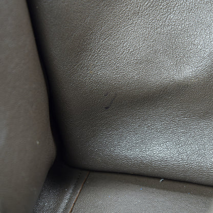 Celine Drummed Calfskin Suede Small Trapeze Souris 13 of 22