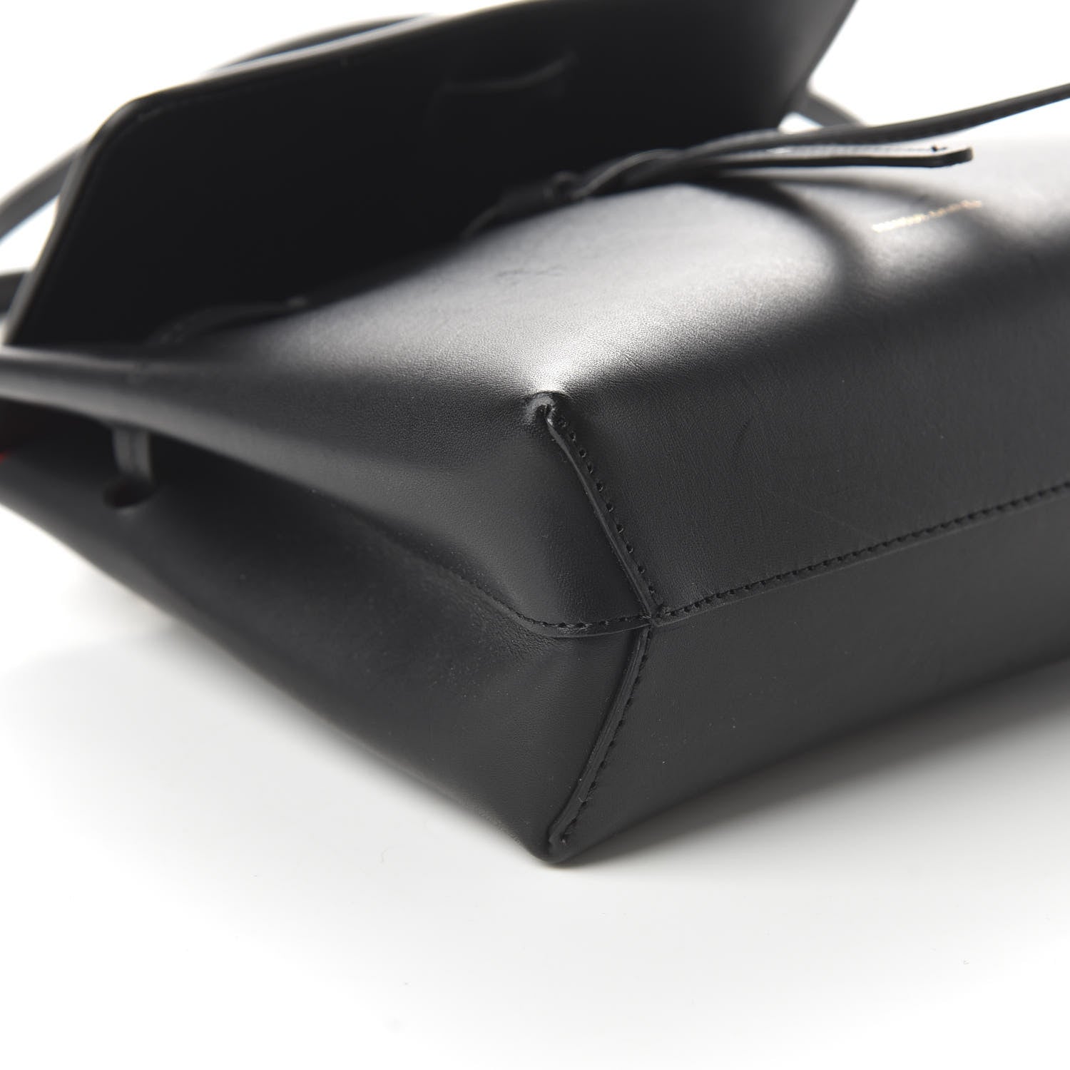 Mansur Gavriel Calfskin Mini Mini Lady Bag Black Flamma 6 of 9