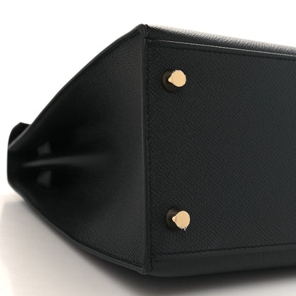 Hermes Epsom Kelly Sellier 28 Black 9 of 11
