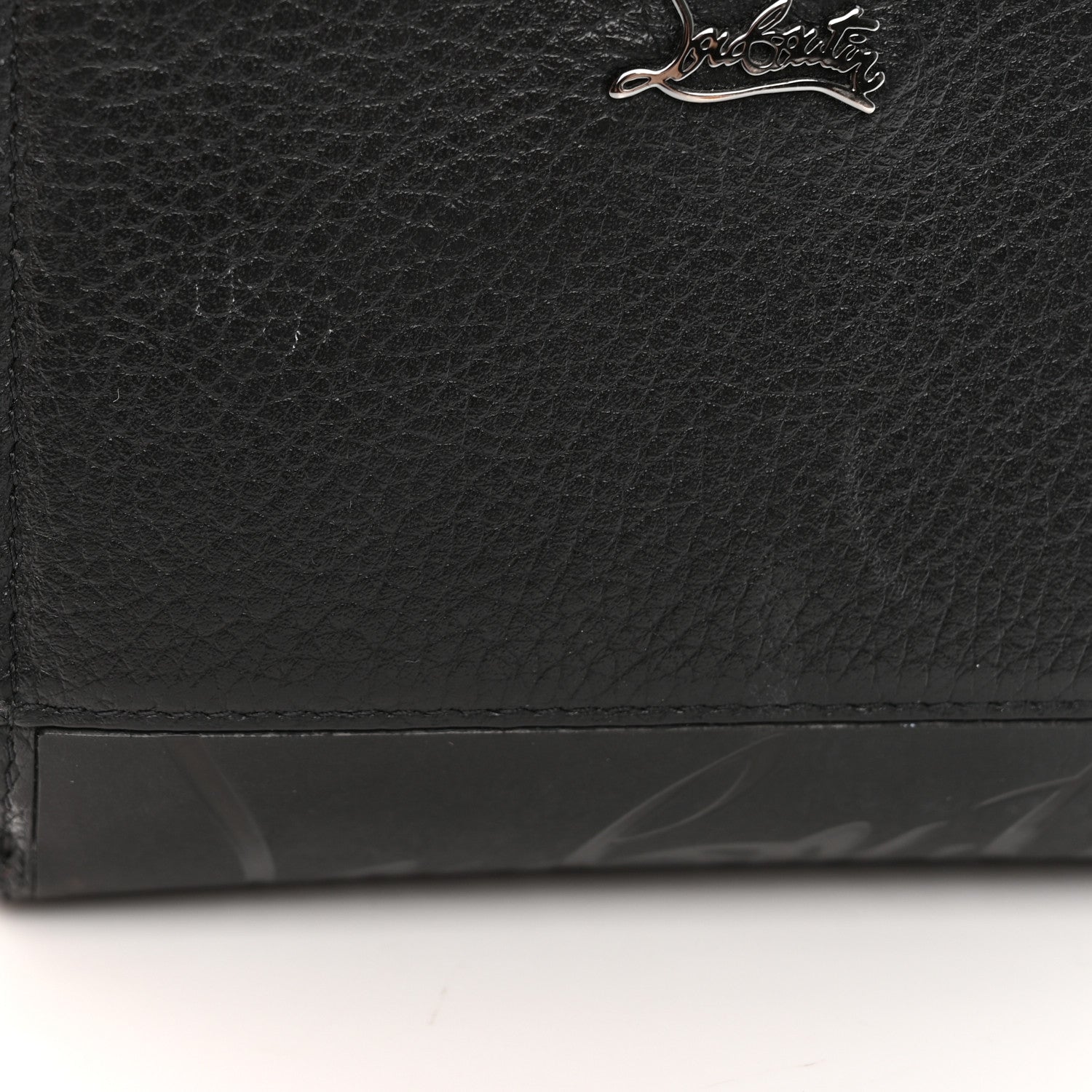Christian Louboutin Calfskin Mini Paloma Wallet Black 8 of 12