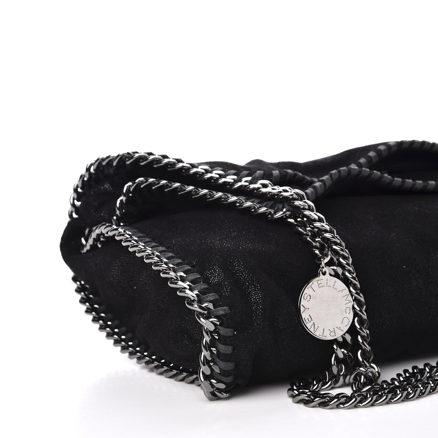 Shaggy Deer Small Falabella Tote Black