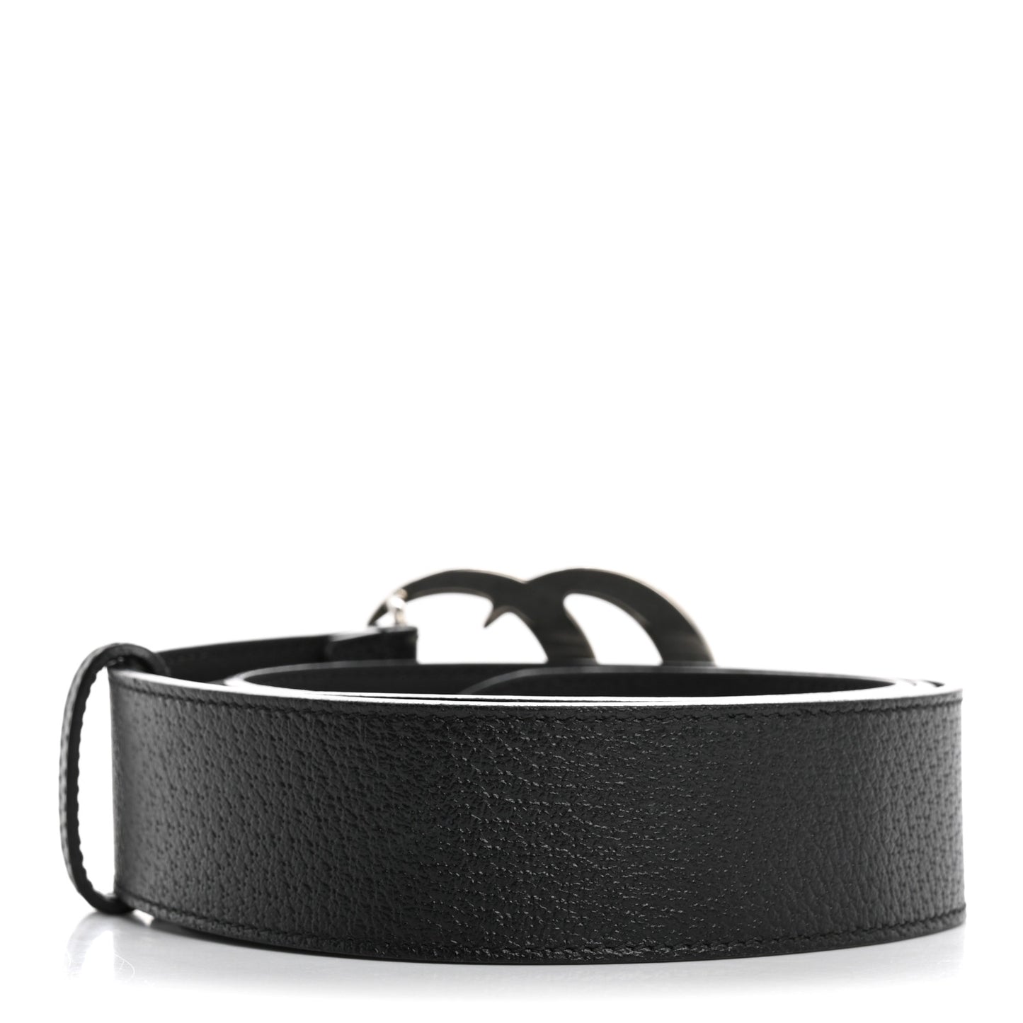 Calfskin Double G Belt 100 40 Black
