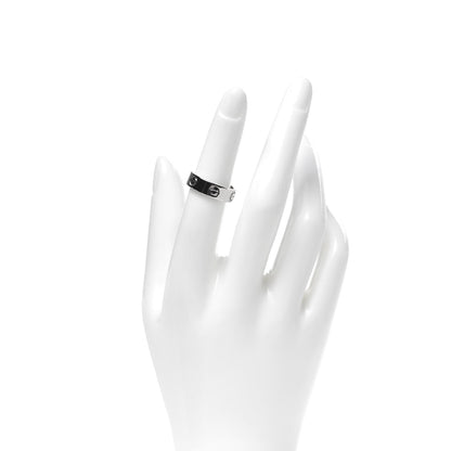 Cartier 18K White Gold 5.5mm LOVE Ring 51 5.75 2 of 4