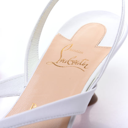 Christian Louboutin Kid Taralita 55 Thong Sandals 39.5 White 8 of 11