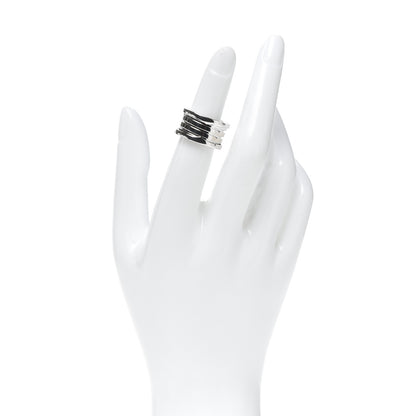 Bulgari 18K White Gold B.Zero1 Four-Band Ring 50 5.5 2 of 6