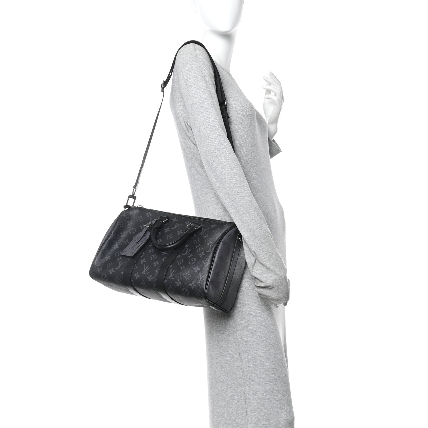 Louis Vuitton Monogram Eclipse Reverse Keepall Bandouliere 35 2 of 9