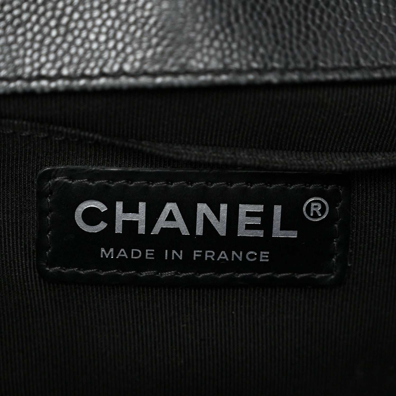 Chanel Caviar Quilted Medium Boy Flap Black 6 of 10