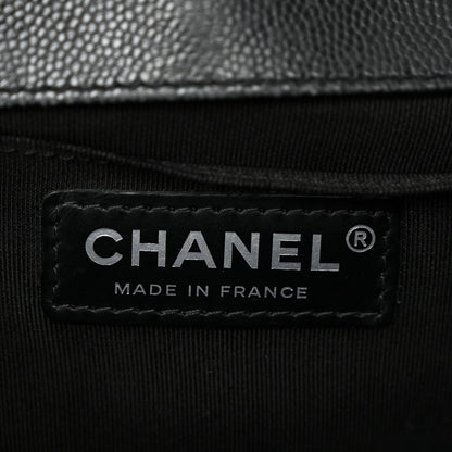 Chanel Caviar Quilted Medium Boy Flap Black 6 of 10