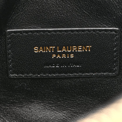 Saint Laurent Patent Quilted Gaby Zipped Pouch Black 6 of 14