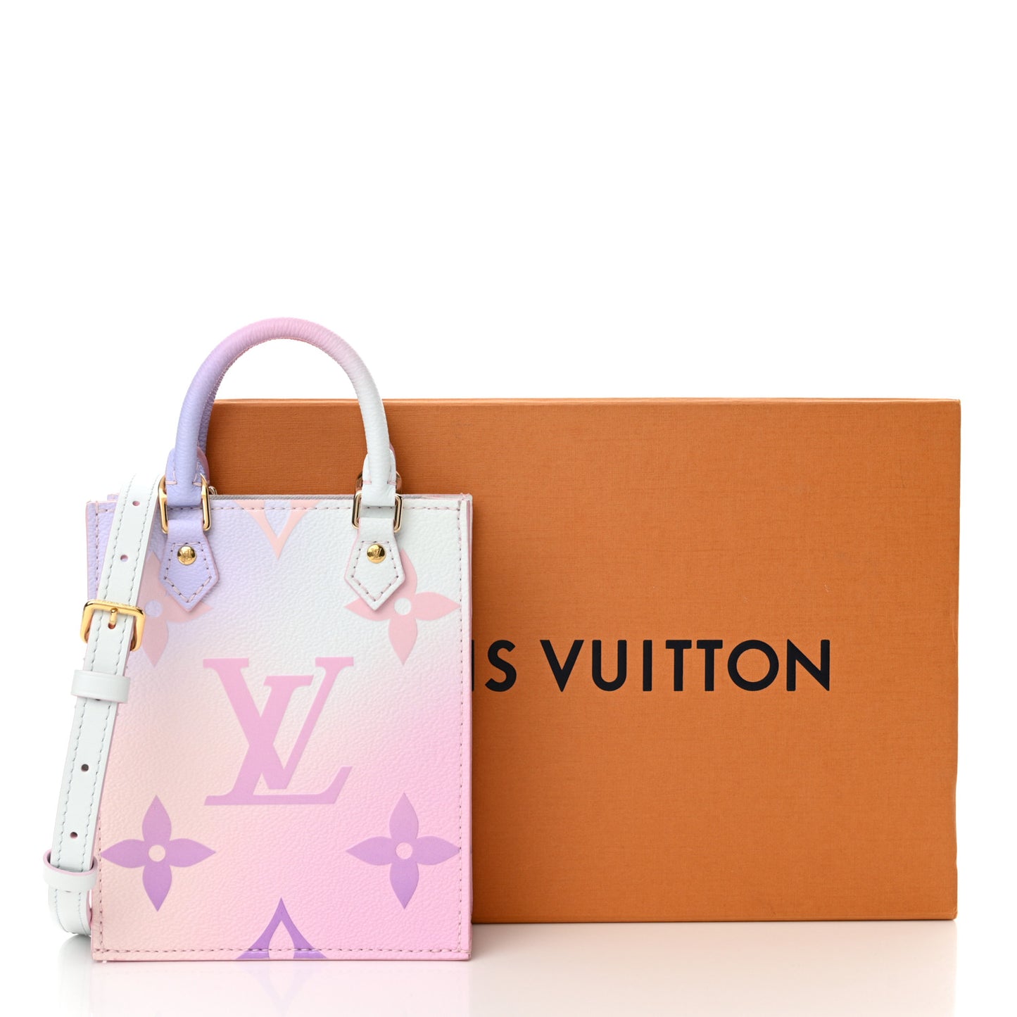 Monogram Giant Spring In The City Petit Sac Plat Sunrise Pastel