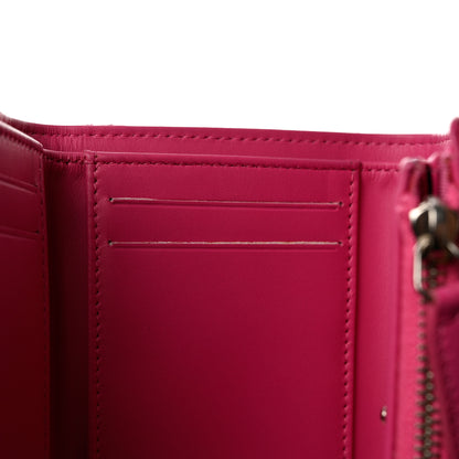 Chanel Caviar Quilted Compact Zipped Wallet Pink 8 of 8