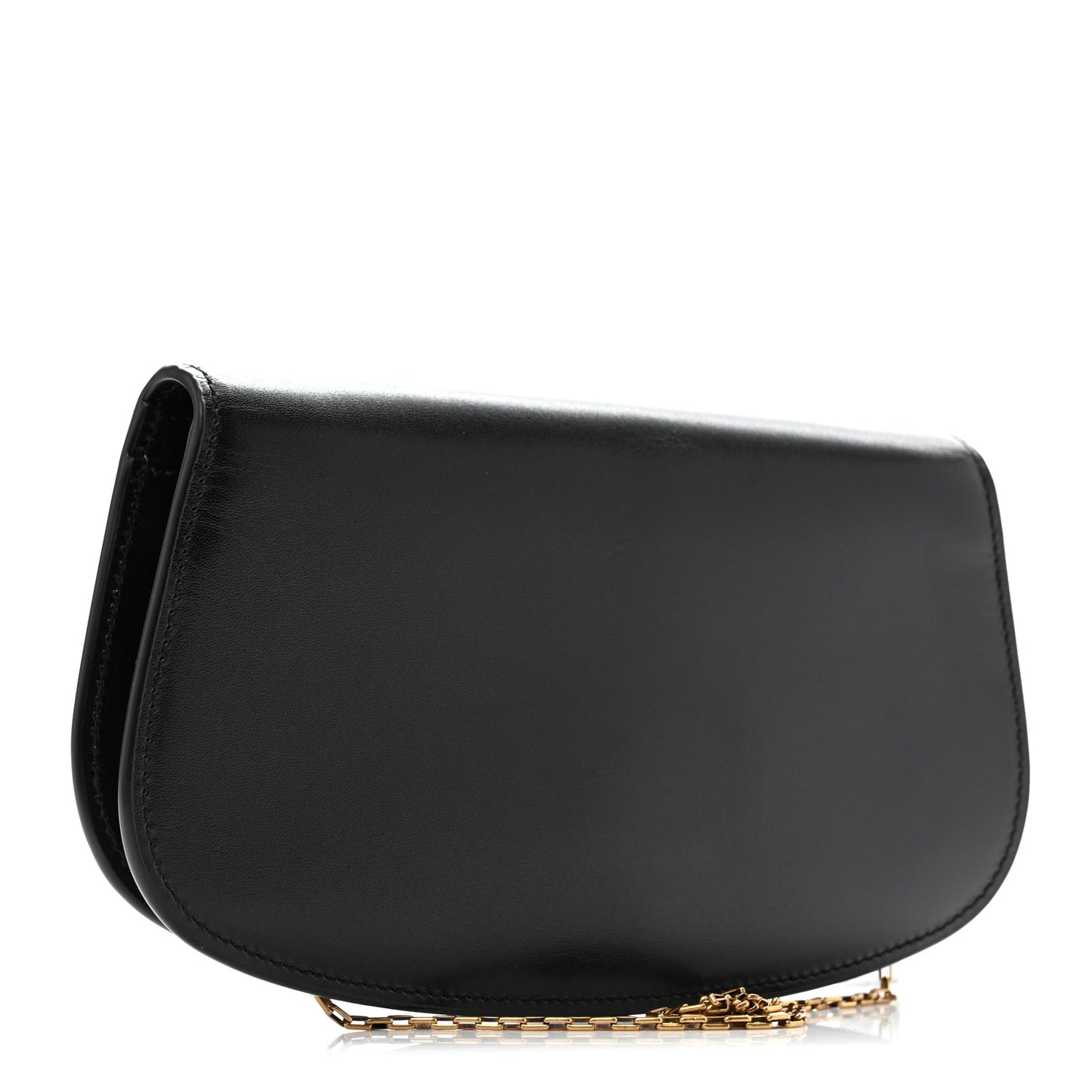 Box Calfskin Voltaire Wallet On Chain Black