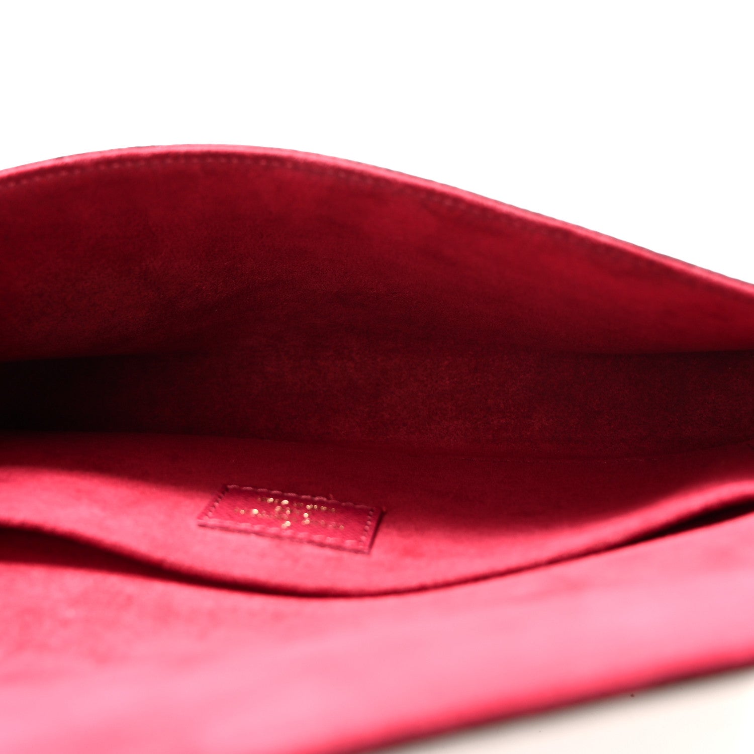Louis Vuitton Monogram Pochette Felicie Chain Wallet Fuchsia 6 of 10