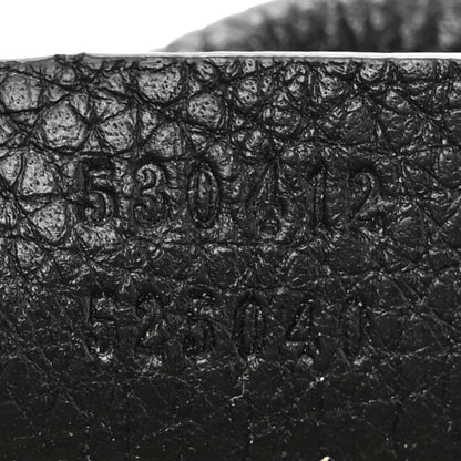 Gucci Grained Calfskin Logo Belt Bag Black 7 of 11