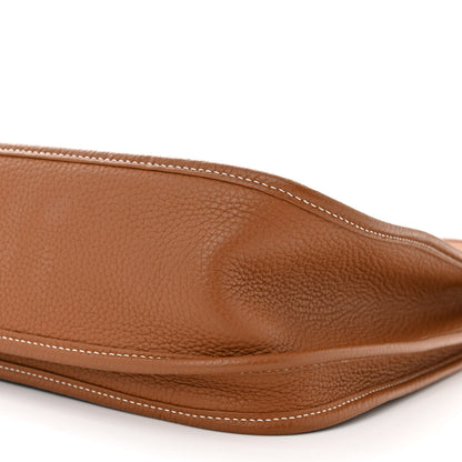 Hermes Taurillon Clemence Evelyne III GM Gold 10 of 11