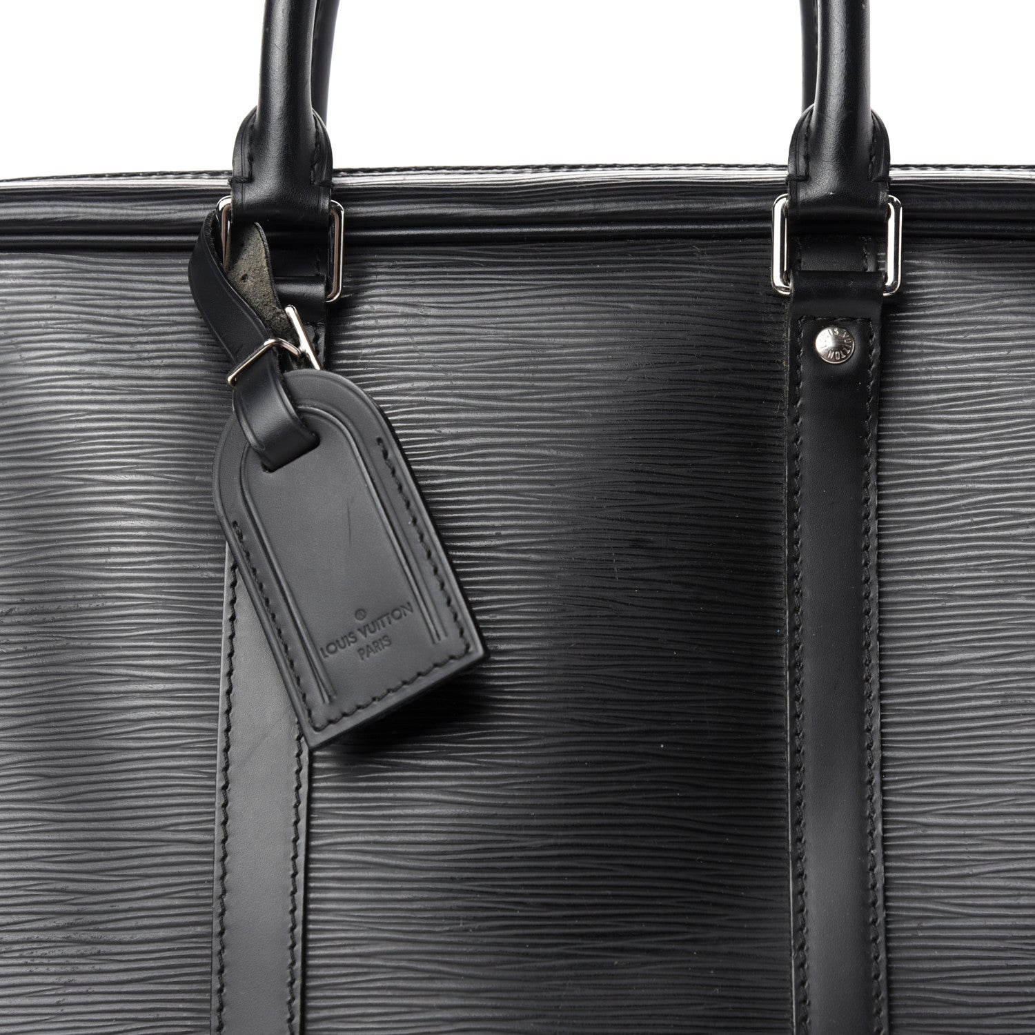 Louis Vuitton Epi Porte-Documents Voyage Briefcase Black 8 of 8
