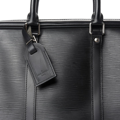 Louis Vuitton Epi Porte-Documents Voyage Briefcase Black 8 of 8