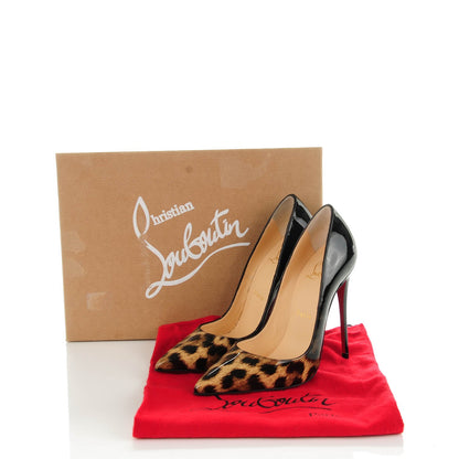 Christian Louboutin Patent Degrade Leopard So Kate 120 Pumps 36 Leopard Black 5 of 8