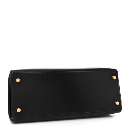 Hermes Box Kelly Retourne 28 Black 4 of 14