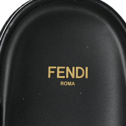 Fendi Vitello Womens Fendigraphy Slide Sandals 41 Black 6 of 7