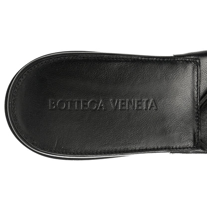 Bottega Veneta Nappa Quilted Rubber Lido Flat Sandals 38 Black 7 of 7
