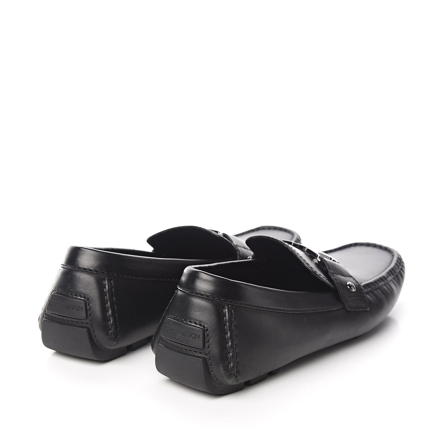 Calfskin Mens Monte Carlo Loafers 9.5 Black