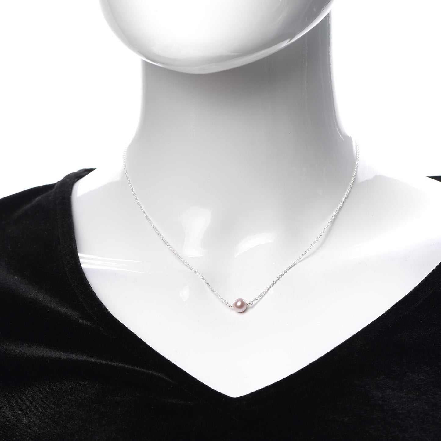 Sterling Silver Pink Pearl Elsa Peretti Pearl By The Yard Necklace