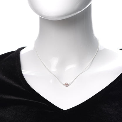 Tiffany Sterling Silver Pink Pearl Elsa Peretti Pearl By The Yard Necklace 2 of 6
