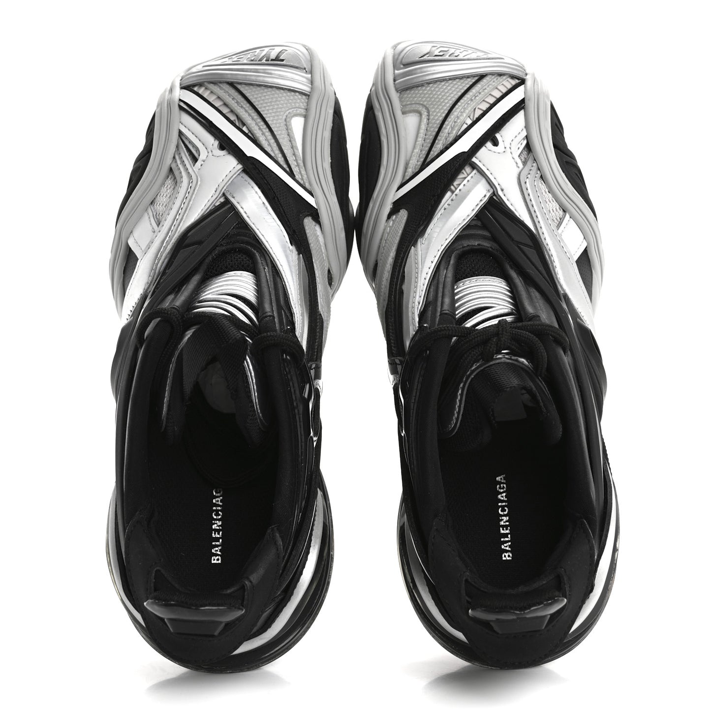 Rubber Womens Mesh Tyrex Sneakers 36 Black Grey