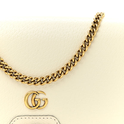Gucci Textured Dollar Calfskin Mini Diana Chain Bag White 8 of 13